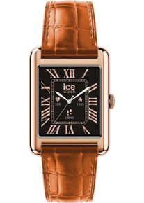 Ice Watch Ice Smart Tk 2.0 - Rose-gold - Cognac Croco Braun Unisex Armbanduhr 025383 -