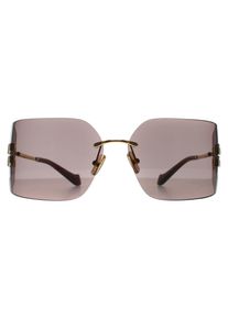 Miu Miu MU54YS 5AK06I gold hell lila braun Sonnenbrille