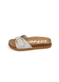 O`Neill Sandale O'NEILL "SOLANA SLIDER WOMEN LOW", Damen, Gr. 42, frosty gr&uuml;n, Synthetik, Schuhe Sandale