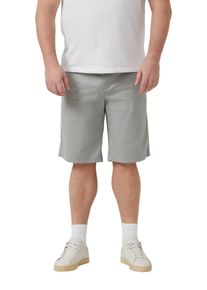 Chinoshorts, Herren, Gr. 48, N-Gr, grau, Web, Obermaterial: 98% Baumwolle, 2% Elasthan, s.Oliver MEN BIG SIZES, unifarben, normal kniefrei, Hosen Chinoshorts, Sommer-Bermuda Stretch, Gro&szlig;e Gr&ouml;&szlig;en