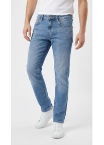 Only & Sons Straight-Jeans ONLY & SONS "ONSWEFT REGULAR WB 0021 TAI DNM NOOS", Damen, Gr. 28, L&auml;nge 32, light medium blau denim detail:resin 3d, Denim/Jeans, Obermaterial: 98% Baumwolle, 2% Elasthan, Abriebeffekte, regular fit lang, Jeans Straight-Jeans, im 4-Pocket-Style