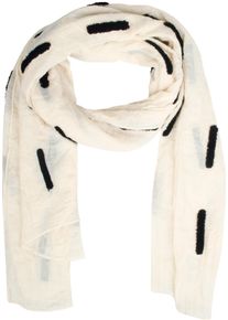 Modeschal Capelli New York, Damen, ivory combo, Obermaterial: 100% Polyester, Modet&uuml;cher Modeschal