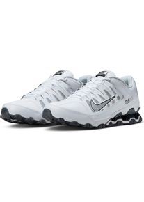 Trainingsschuh Nike "REAX 8 TR MESH", Herren, Gr. 47, wei&szlig;, metallic silber, classic charcl, Leder, Synthetik, Schuhe Trainingsschuh