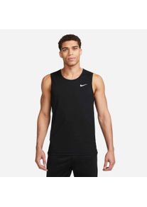 Tanktop Nike "DRI-FIT HYVERSE MEN'S SHORT-SLEEVE FITNESS TANK", Herren, Gr. XXL, schwarz-wei&szlig; (schwarz, wei&szlig;), Obermaterial: 100% Polyester, Tops Tanktop, sportlicher Stil, schwei&szlig;ableitende Technologie, weiches Material