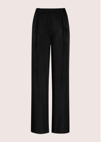 Madeleine Mode Stoffhose MADELEINE "Bundfaltenhose Stoffhose mit Formbund", Herren, Gr. 38, N + K Gr, schwarz, Obermaterial: 51% Lyocell CLY. 49% Viskose CV., Modern, weit, Hosen Stoffhose, Verdeckter Rei&szlig;verschluss