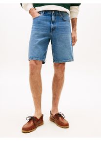 Jeansshorts Tommy Hilfiger "DOVER", Damen, Gr. 31, N-Gr, ray blau, Denim/Jeans, Obermaterial: 100% Baumwolle, regular fit kniefrei, Jeans Jeansshorts