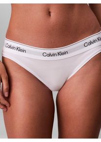 Bikinislip "MODERN COTTON", Herren, Gr. XS (34), wei&szlig;, Obermaterial: 53% Baumwolle, 35% Modal, 12% Elasthan, Calvin Klein Underwear, unifarben, Unterhosen Bikinislip, mit breitem B&uuml;ndchen