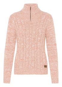 Troyer oxmo "Troyer OXPHEPE", Damen, Gr. XS, rosa (powder ros), Obermaterial: 100% Baumwolle CO., Pullover Troyer