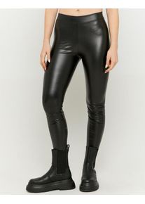 Leggings Tally Weijl "SLEPECOAT", Damen, Gr. 38, N-Gr, schwarz, Web, Obermaterial: 93% Polyester, 7% Elasthan, unifarben, eng, Hosen Leggings, Materialmix, eng geschnitten