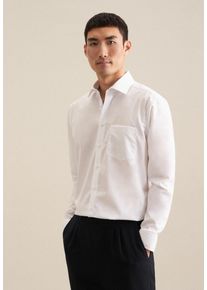 Businesshemd Seidensticker "Regular", Damen, Gr. S38, normale &Auml;rmell&auml;ngen, wei&szlig;, 100% Baumwolle, unifarben, regular fit, 2-Knopf-Manschette, Hemden Businesshemd, Regular 1/1 Kentkragen Uni