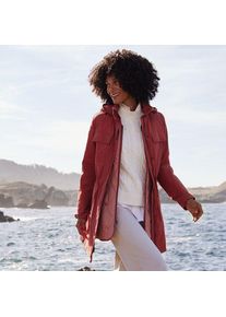 LANDS' END 3-in-1-Wachsjacke aus Baumwollmix, Damen,  Rot, Baumwolle/Nylon, by Lands' End
