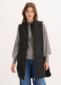 bonprix Ultraleichte Steppweste, schwarz, Gr.40, Steppweste, oversized