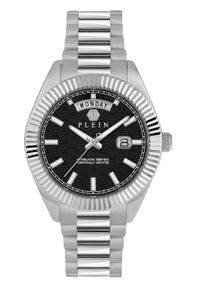 Philipp Plein Date Superlative Gent Silber Herren Armbanduhr PWPNA0824