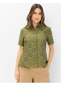 Brax Damen Bluse Style VERA olivine Gr&uuml;n Oliv, gr&uuml;n - oliv, Gr. 46