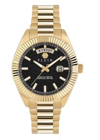 Philipp Plein Date Superlative Gent Gold Herren Armbanduhr PWPNA0424