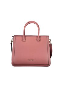 Mario Valentino Rosa Polyurethan Damenhandtasche