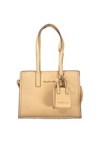 Mario Valentino Beiger Polyurethan Damenhandtasche