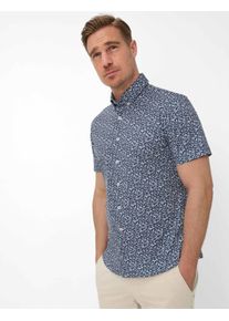 Brax Herren Hemd Style DAN navy, dunkelblau, Gr. L