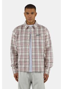 Langarmhemd Pegador "Soglio Oversized Flannel Shirt", Damen, Gr. XL, N-Gr, washed checked powder pink, Web, Obermaterial: 100% Baumwolle, kariert, oversize normal, ohne Ausschnitt, 1-Knopf-Manschette, Hemden Langarmhemd, Baumwolle, oversize