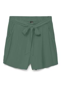 V&eacute;ro Moda Shorts VERO MODA "VMMENNY H/W SHORTS WVN GA", Damen, Gr. XL, N-Gr, laurel wreath, Web, Obermaterial: 100% Viskose, unifarben, regular fit kurz, Hosen Shorts, Viskose, regular fit