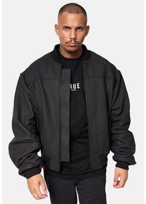 Lederjacke Trueprodigy "Nazar Bomberjacke aus Leder mit Rei&szlig;verschluss", Damen, Gr. XL, schwarz, Obermaterial: 100% Schafsleder sheepskin., Jacken Lederjacke