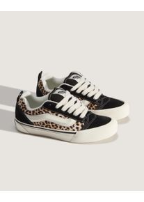 Sneaker Vans "Knu Skool", Damen, Gr. 45, schwarz, leopard, Textil, Schuhe Sneaker