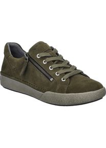 Sneaker Josef Seibel "Claire 13, moos", Damen, Gr. 36, gr&uuml;n (moos), Obermaterial: 100% Rindsleder Leather cow., Schuhe Sneaker