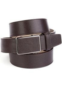 Lederg&uuml;rtel Anthoni Crown, Damen, Gr. 11,5, braun, Leder, unifarben, G&uuml;rtel Lederg&uuml;rtel, f&uuml;r Freizeithosen, Ton in Ton Steppung