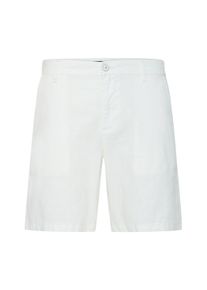 Leinenhose INDICODE "Leinenhose IDPassala", Herren, Gr. L, N-Gr, wei&szlig; (sanftes wei&szlig;), Obermaterial: 55% Leinen LI. 45% Baumwolle CO., Hosen Leinenhose