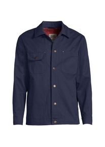 LANDS' END Blake Shelton x Lands' End Utility-Jacke aus Twill, Herren,  Blau, Baumwolle, by Lands' End