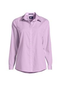 LANDS' END B&uuml;gelfreie Baumwoll-Bluse, Damen,  Pink, Baumwolle, by Lands' End