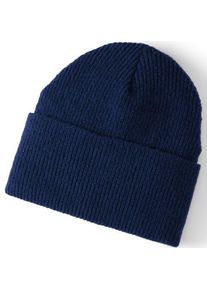 LANDS' END CashTouch M&uuml;tze, Herren,  Blau, Elasthan/Polyacryl/Nylon-Mischung, by Lands' End