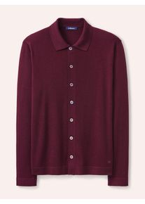 Walbusch Strickpolo aus Merinowolle