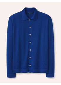 Walbusch Strickpolo aus Merinowolle