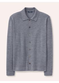 Walbusch Strickpolo aus Merinowolle