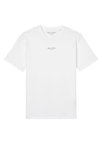 Marc O'Polo T-Shirt MARC O'POLO "T-Shirt Medium-Logo 2er Pack", Damen, Gr. L, blau, wei&szlig;, Obermaterial: 100% Baumwolle CO., Shirts T-Shirt