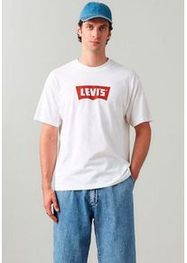 Levi's T-Shirt LEVI'S "VINTAGE BW GRAPHIC TEE", Damen, Gr. XS, vintage bw graphic tee vintage chili oil batwing wei&szlig;,, Jersey, Obermaterial: 100% Baumwolle, bedruckt, regular fit h&uuml;ftbedeckend, Rundhals, Shirts T-Shirt, aus Baumwolle, mit Logo