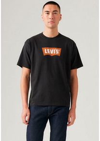 Levi's T-Shirt LEVI'S "VINTAGE BW GRAPHIC TEE", Damen, Gr. S, vintage bw graphic tee vintage pecan batwing caviar, Jersey, Obermaterial: 100% Baumwolle, bedruckt, regular fit h&uuml;ftbedeckend, Rundhals, Shirts T-Shirt, aus Baumwolle, mit Logo