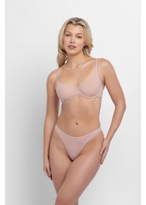 BH-Hemd Dorina "Noa", Damen, Gr. 85, Cup C, pink, Jersey, Obermaterial: 79% Polyamid, 21% Elasthan, bequem, BHs BH-Hemd, mit Schale, nicht gef&uuml;ttert, mit B&uuml;gel, basic, elastisch, weich