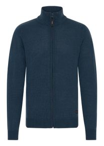 !Solid Strickjacke SOLID "Trainingsjacke SDBABAL", Herren, Gr. XL, blau (insignia blau), Obermaterial: 100% Polyacryl PAN., Strickjacken Strickjacke