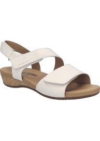 Sandale Josef Seibel "Fleur 01, weiss", Damen, Gr. 41, wei&szlig;, Obermaterial: 100% Rindsleder Leather cow., Schuhe Sandale