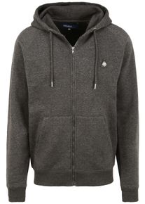 Kapuzensweatjacke Blend "Kapuzensweatjacke BHNuka", Herren, Gr. M, grau (pewter mix), Obermaterial: 70% Baumwolle CO. 30% Polyester PES., Sweatjacken Kapuzensweatjacke