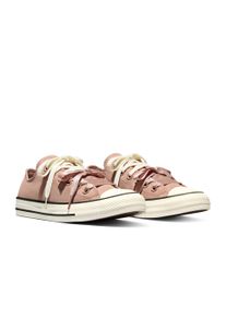Sneaker Converse "CHUCK TAYLOR ALL STAR PEACHED CANVAS", Damen, Gr. 42, dried earth, egret, schwarz, Synthetik, Schuhe Sneaker, f&uuml;r Alltag, mit Gummilaufsohle, sportlicher Stil, mit Schn&uuml;rung