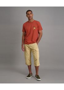 Bermudas "COREY Cargo Bermuda", Damen, Gr. 40, N-Gr, starfish, Web, Obermaterial: 98% Baumwolle, 2% Elasthan, Pioneer Authentic Jeans, unifarben, regular fit kniebedeckend, Hosen Bermudas, mit Taschen