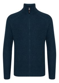 Strickjacke Blend "Strickjacke BHCarmelo", Herren, Gr. XL, blau (marineblaus), Obermaterial: 100% Polyacryl PAN., meliert, normal, Strickjacken Strickjacke