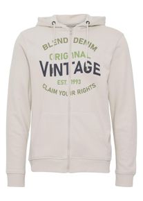 Kapuzensweatjacke Blend "Kapuzensweatjacke BHSweatshirt", Herren, Gr. XL, beige (pumice stone), Obermaterial: 60% Baumwolle CO. 40% Polyester PES., Sweatjacken Kapuzensweatjacke