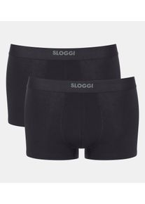 Hipster Sloggi "men EVER Ease", Herren, Gr. M, schwarz, Single Jersey, Obermaterial: 95% Baumwolle, 5% Elasthan, unifarben, k&ouml;rpernah, Unterhosen Hipster, temperaturausgleichend, schnelltrocknend, atmungsaktiv, ohne Eingriff