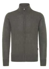 Strickjacke Blend "Trainingsjacke BHRycel", Herren, Gr. XL, grau (charcoal mix), Obermaterial: 100% Polyacryl PAN., Strickjacken Strickjacke