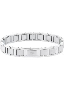 Armband Calvin Klein "ENHANCE", silber (edelstahlfarben), Armb&auml;nder, Herren, 19,5cm, Edelstahl, Armband