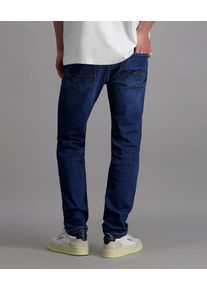 Chinohose "ERIC", Damen, Gr. 42, L&auml;nge 30, blau used buffies, Web, Obermaterial: 94% Baumwolle, 4% Elastomultiester, 2% Elasthan, Pioneer Authentic Jeans, straight fit lang, Hosen Chinohose, im Five-Pocket Style